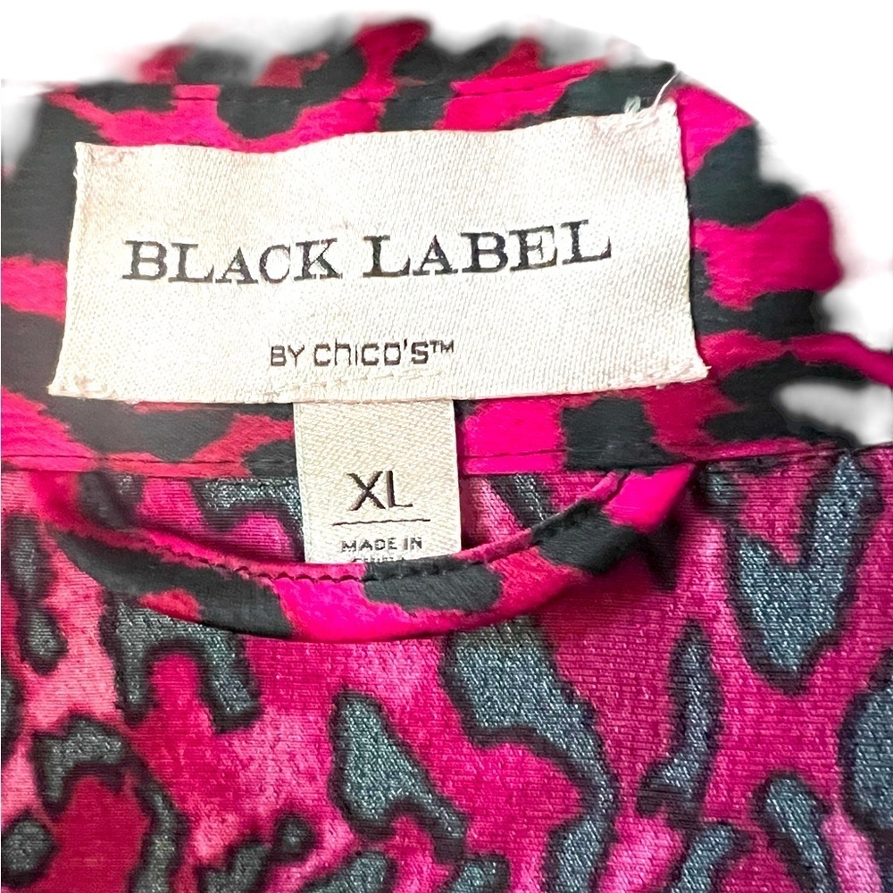 Black Label Pink Leopard Print Robe - Picture 11 of 14